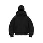 Men'S Double Hat Mask Zipper Design Winter Windproof Hoodie Sports Jacket Outdoor Activities Hiking Travel Running Sweatshirt ﻿