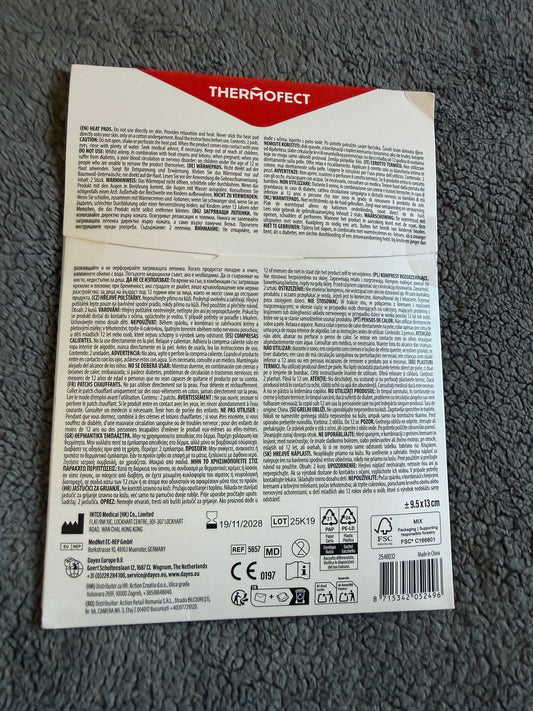 ALMOHADILLAS TÉRMICAS THERMOFECT