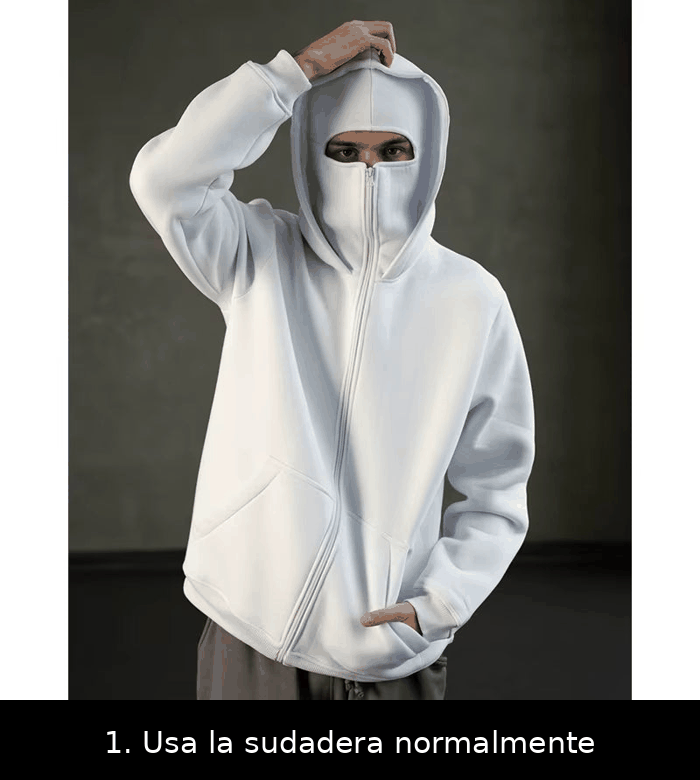 Sudadera cortaviento de invierno para hombre con capucha y cremallera, ideal para outdoor y running.